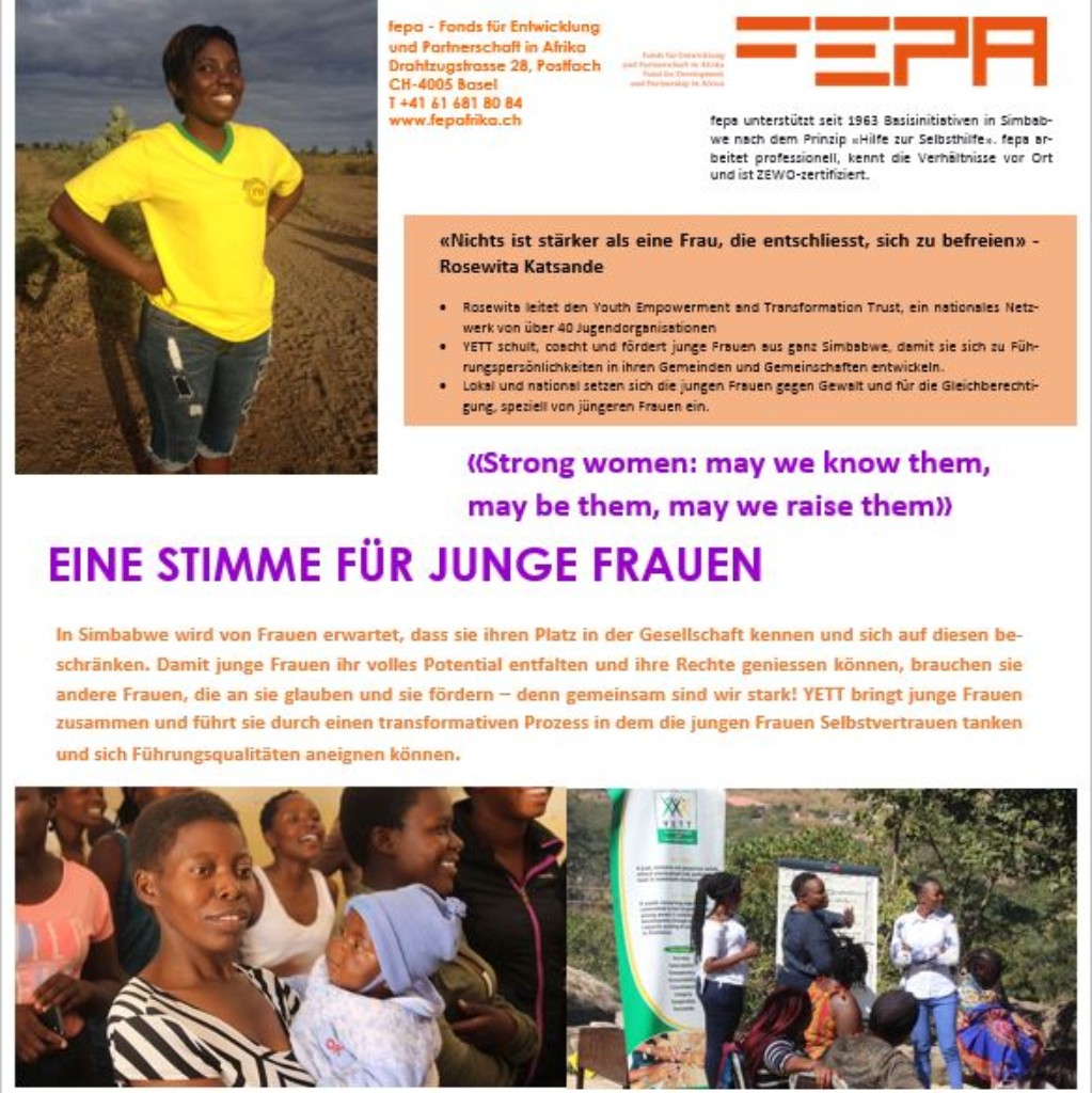 Eine Stimme für junge Frauen